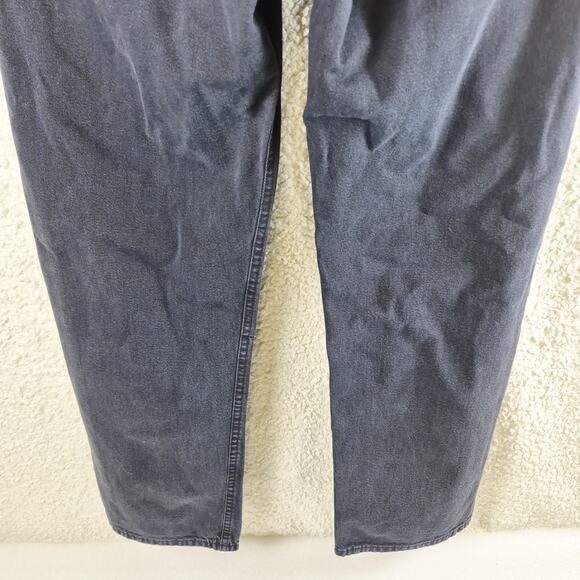 Hugo Boss Alabama Men’s Jeans 38x32 Black Denim 100% Cotton Vtg Made in Italy - Picture 9 of 14